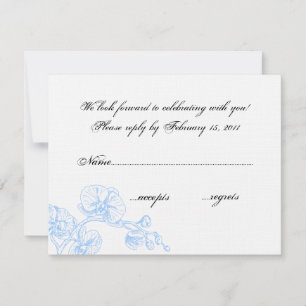 Orchid RSVP Card