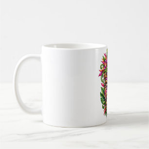 Orchid Shield Tiki Coffee Mug