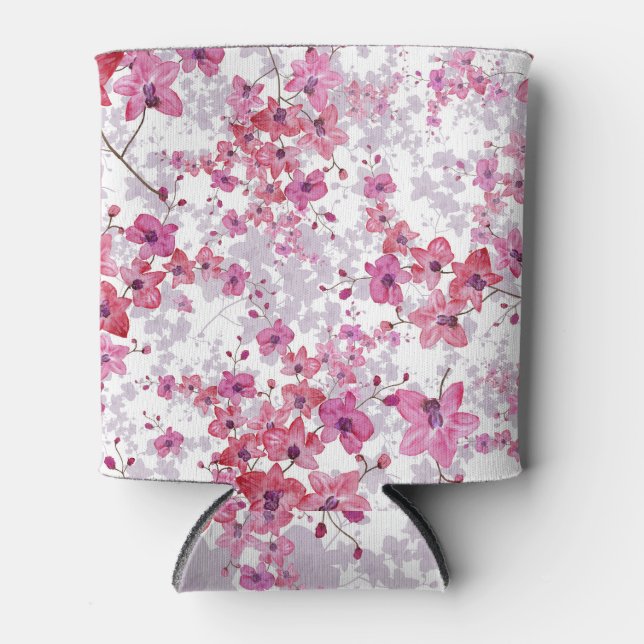 Orchid: singular red beauty. can cooler (Front)