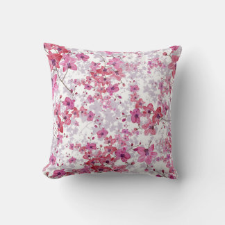 Orchid: singular red beauty. cushion