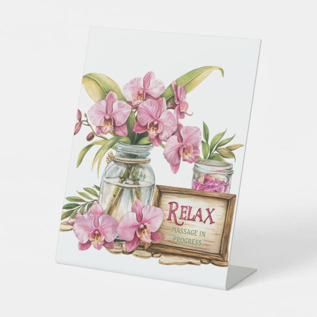 Orchid Spa Resort | Welcome Pedestal Sign (Front)