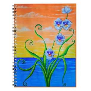 Orchid Sunset  Notebook