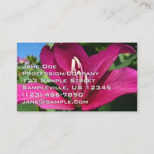 Orchid Tree Blossom Business Card