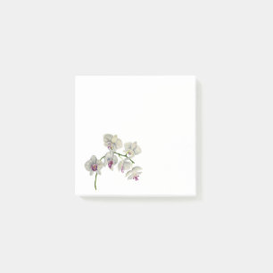 Orchid Watercolor Painting Post-it Notes