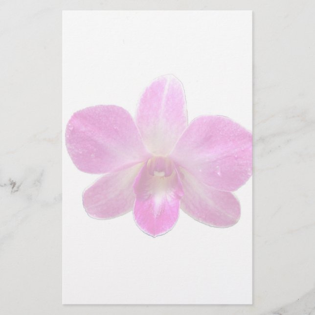 Orchid Watermark Stationery (Front)