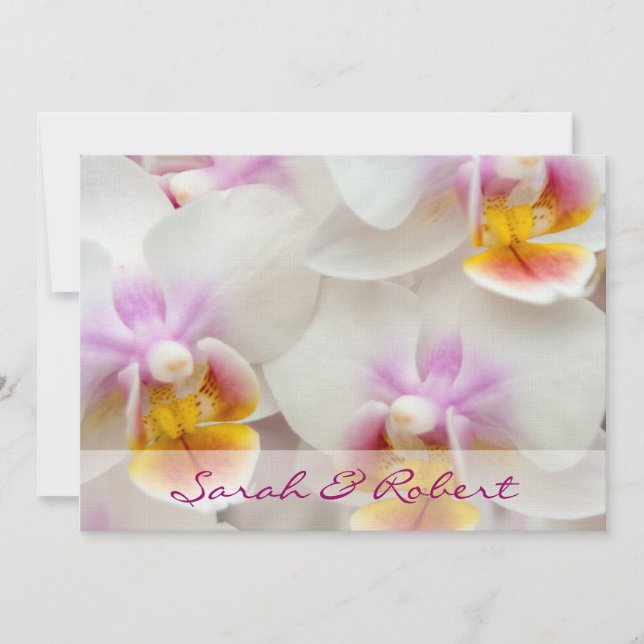 Orchid • Wedding Invitation (Front)