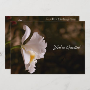 Orchid Wedding Invitation