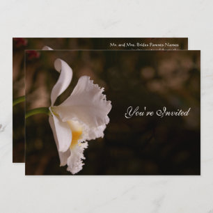 Orchid Wedding Invitation