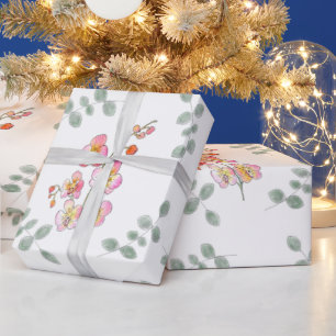 Orchid wrapping paper