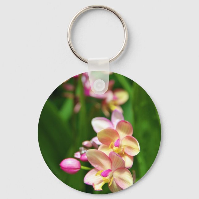 Orchidaceae Keychain (Front)