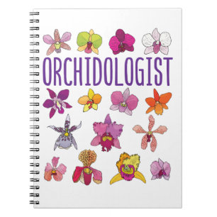 Orchidologist Orchid Lover Orchids Flower Garden Notebook