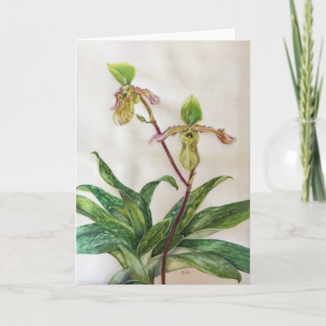 Orchids (5" x 7") white envelopes include card (Front)