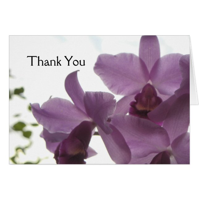 Orchids All-Purpose Greeting/Invitation Card (Front Horizontal)
