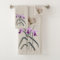 Orchids and Butterflies Bath Towel Set