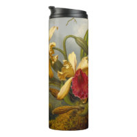 Orchids and Hummingbird Heade