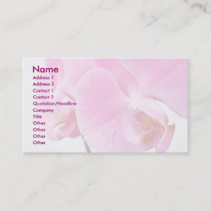 Orchids Business Card