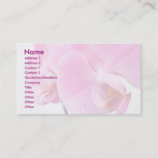 Orchids Business Card