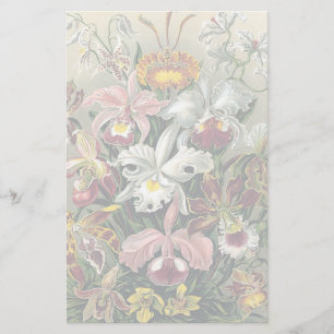 Orchids by Ernst Haeckel Stationery