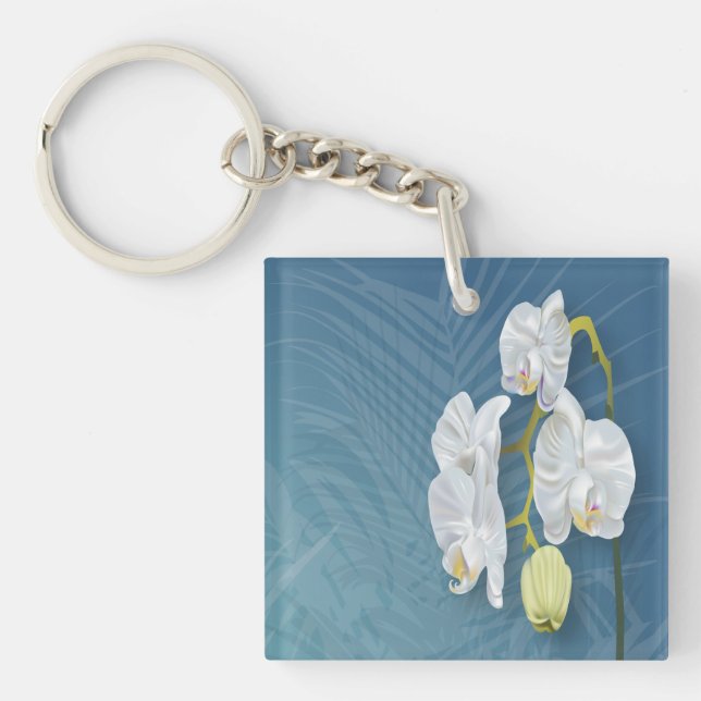 Orchids & Ferns Key Ring (Front)
