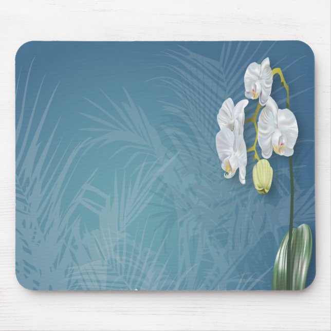 Orchids & Ferns Mouse Pad (Front)
