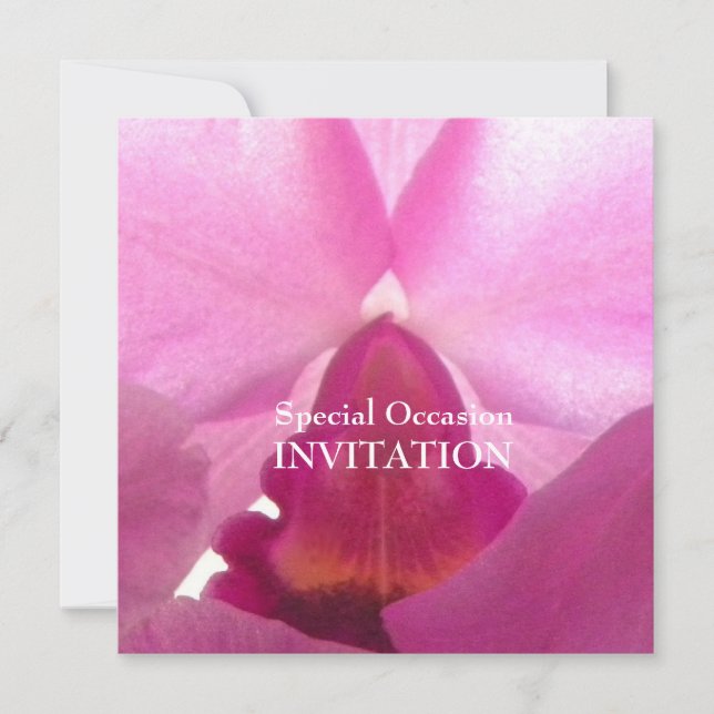 Orchids Flying Wings/All-Occasion Invites (Front)