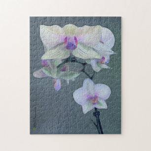 Orchids in Shades of Purple Jigsaw Puzzle