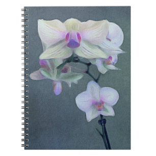 Orchids in Shades of Purple Spiral Notebook
