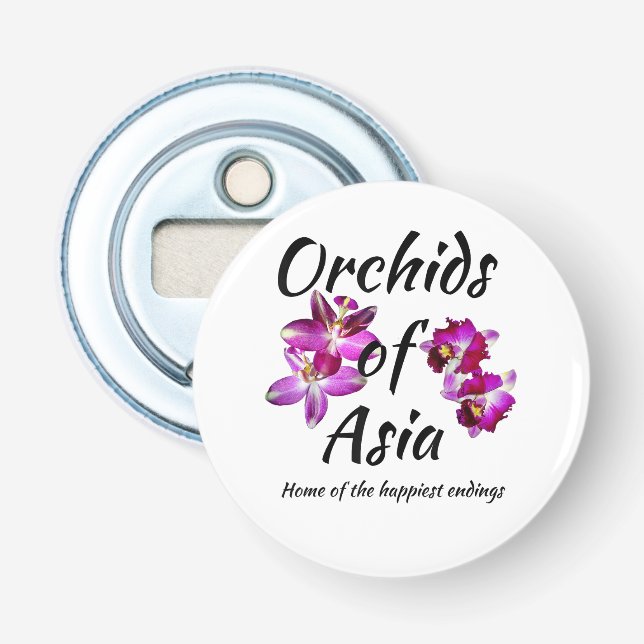 Orchids of Asia Bottle Opener (Front)