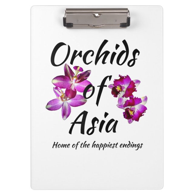 Orchids of Asia Clipboard (Front)