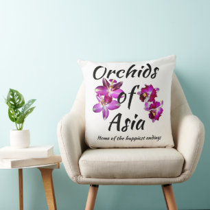 Orchids of Asia Cushion