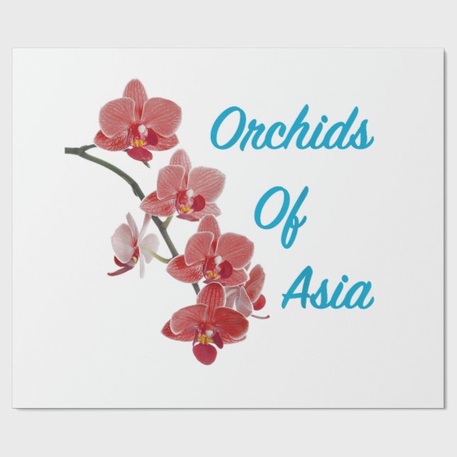 Orchids of Asia Day Spa Wrapping Paper (Flat)