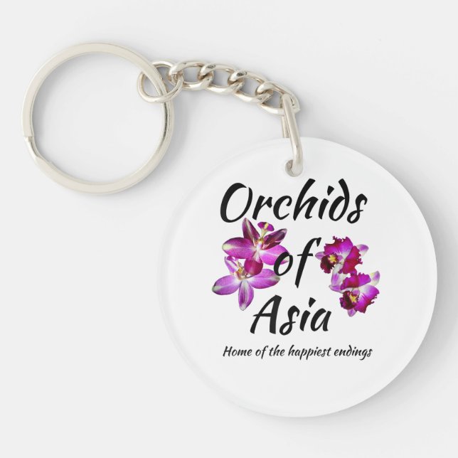 Orchids of Asia Key Ring (Front)