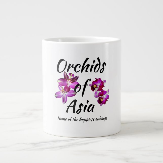 Orchids of Asia Large Coffee Mug (Front)