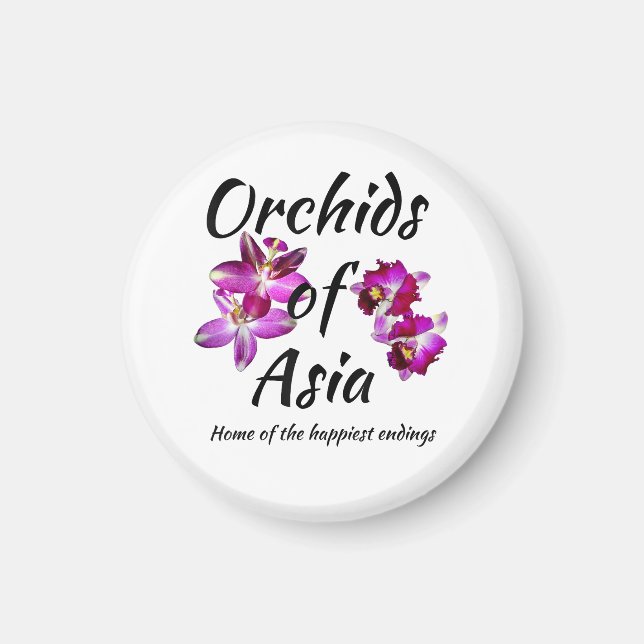 Orchids of Asia Magnet (Front)
