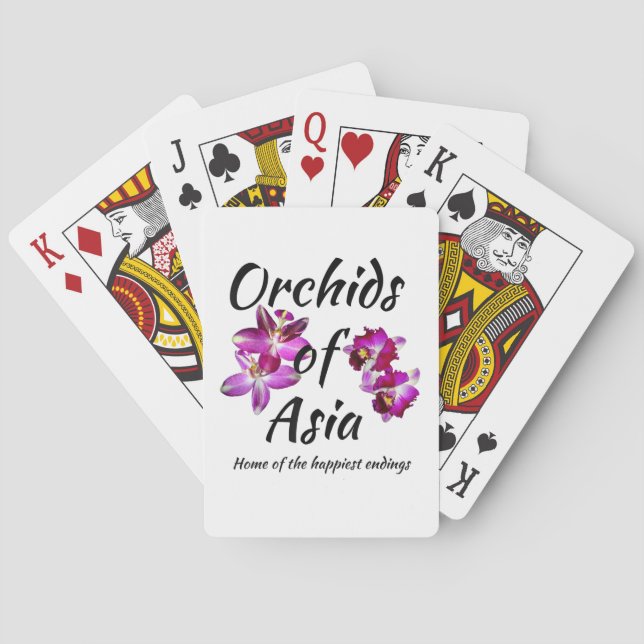 Orchids of Asia Playing Cards (Back)