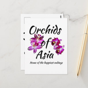 Orchids of Asia Postcard