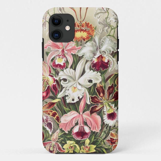 Orchids, Orchideae Denusblumen by Ernst Haeckel Case-Mate iPhone Case (Back)