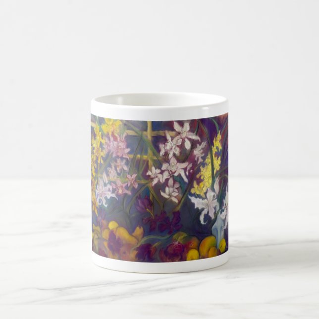 Orchids Origins IX, FauveArts.com Coffee Mug (Center)