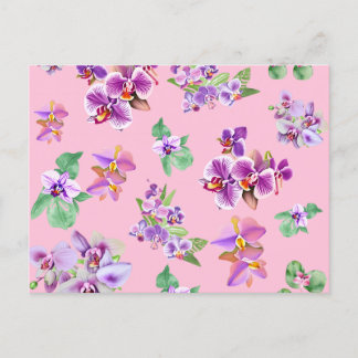 orchids postcard