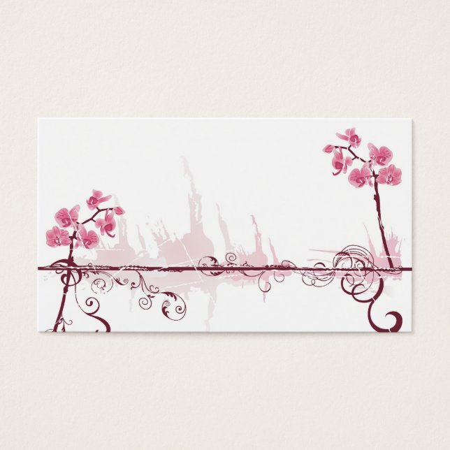 Orchids Profile Card (Front)