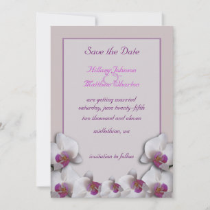 Orchids Save the Date Announcement