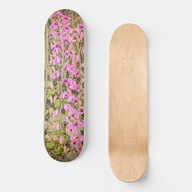 Orchids Skateboard (Front)