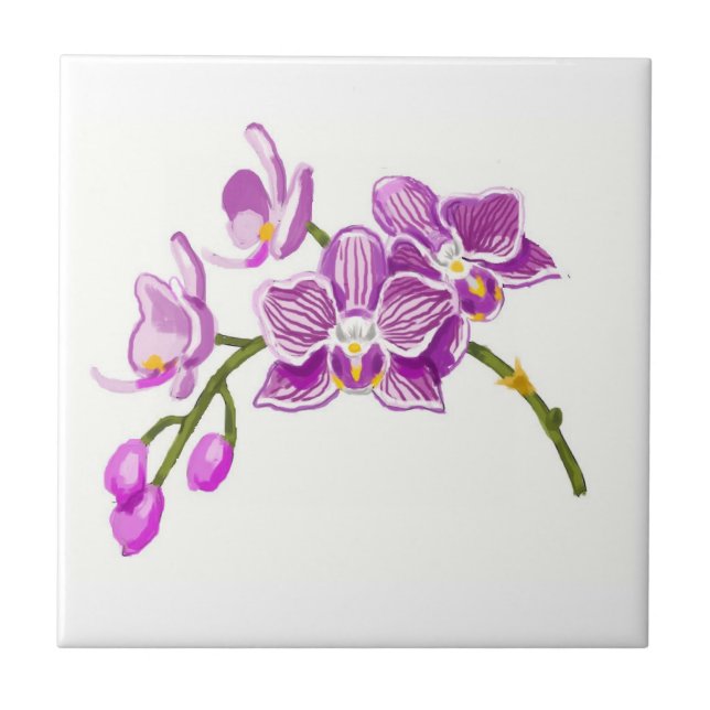 Orchids  tile (Front)