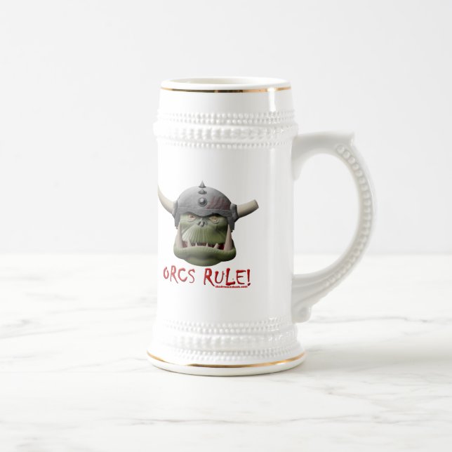 Orcs Rule! Beer Stein (Right)