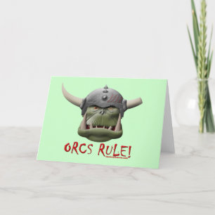 Orcs Rule! Card