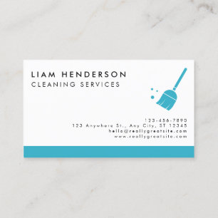Order Cleaning Services Business Cards