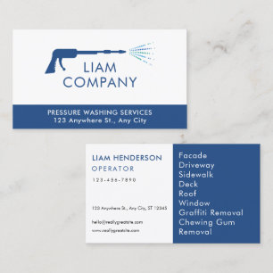 Order Cleaning Services Business Cards
