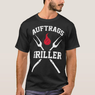 Order griller BBQ grilling chef gift pirate birthd T-Shirt