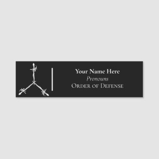 Order of Defence Name Tag