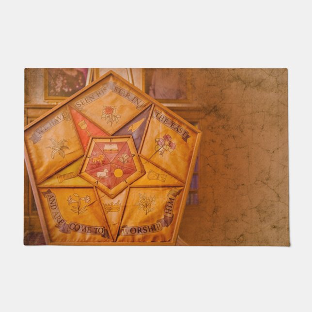 Order Of Eastern Star Doormat (Front)